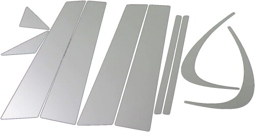 BRIGHTZ レクサス CT200h ZWA10 超鏡面ステンレスメッキピラーパネル バイザー 無用 10PC LEXUS CT200H CT200｜マニッシュボーイ 9,631円