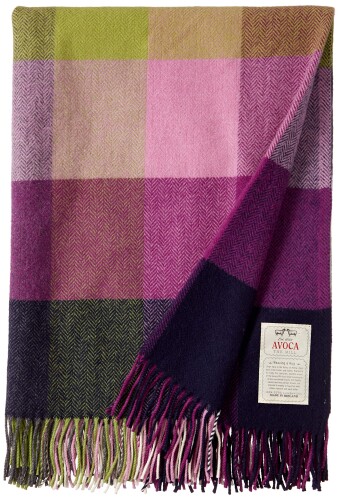 (アヴォカ) Lambswool Throw Knee