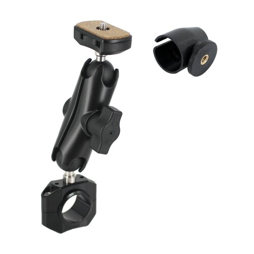 REC-MOUNTS バイクハンドルバーマウントセット 手合いB Bar Mount Set for パナソニック ウェアラブルカメラ HX-A1H/HX-A500用