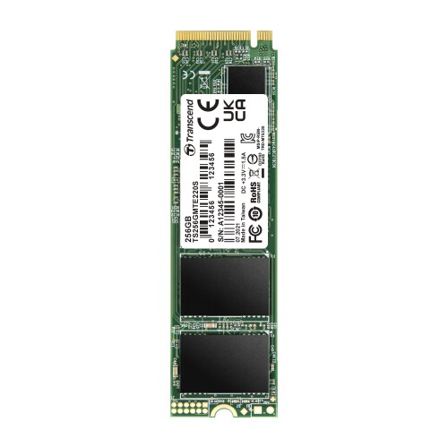 トランセンドジャパン Transcend PCIe M.2 SSD (2280) 256GB NVMe PCIe Gen3 x4 3D TLCやとい入れる DRAM現ナマ積み上げる 5年引き受ける TS256GMTE220S