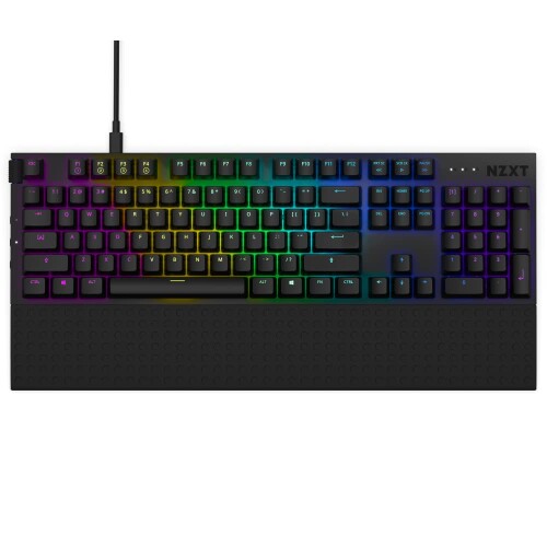 NZXT FUNCTION ゲーミングキーボード 黒いこと KB-1FSUS-BR KB589