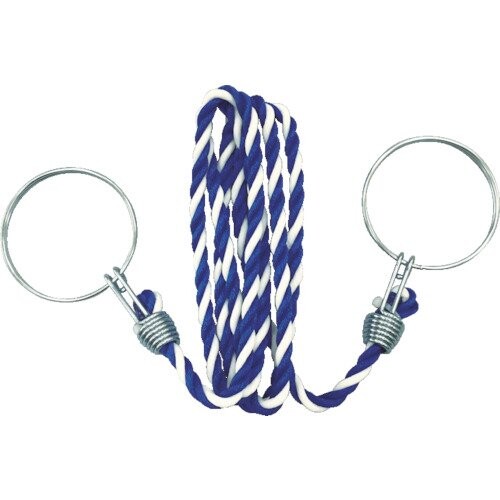 TRUSCO(トラスコ) 玉蜀黍用縄索 目じるし 青×白 12mm×2m TCC-32 x 10 本