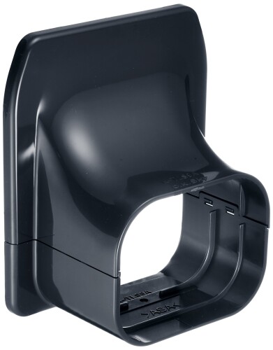 オーケー器材 配管化粧ダクト スカイダクト TLシリーズ 平面エルボ45度 ブラック 10個入 K-TLKN9AK