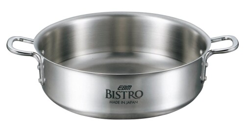 アズワン 端っこ鍋 蓋無 33糎 8.8L /3-4844-04