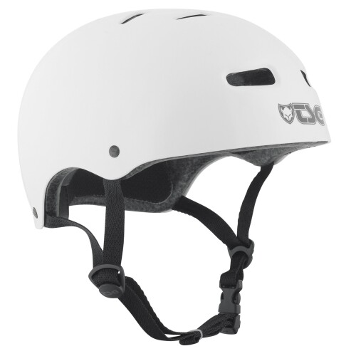 スケートボード BMX ヘルメット TSG(ティーエスジー) Skate/BMX Injected Color - Injected White, S/M