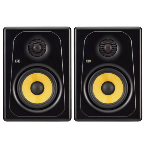 KRK KREATE 5 SET 5in 2Way 能動的 スタジオモニタースピーカー ありの実書き割り