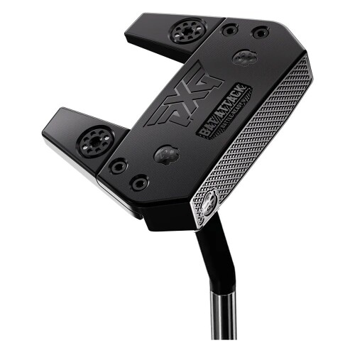 ピーエックスジー(PXG) ゴルフクラブ パター マレットタイプ Battle Ready II Bat Attack Heel Shafted Putters Black シャフト: Straight Putter Shaft - Chrome グリップ: PXG Pistol I Putter Grip - Black ヘッドカラー:Bl|マニッシュボーイ