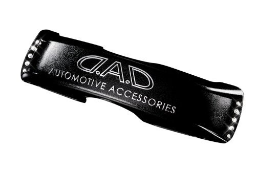 ギャルソン DAD 車用ルームミラー LUXURY クリスタル ミラーフェイス シルバーロゴ:クリスタル SA804-01 D.A.D｜マニッシュボーイ