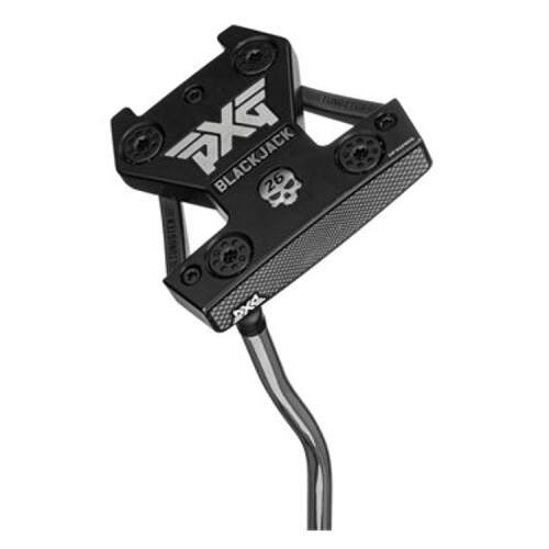 ピーエックスジー(PXG) ゴルフクラブ パター マレットタイプ Battle Ready II Blackjack Double Bend Putters Black シャフト: Double-Bend Putter Shaft - Chrome グリップ: PXG Pistol I Putter Grip - Black ヘッドカラー：B｜マニッシュボーイ