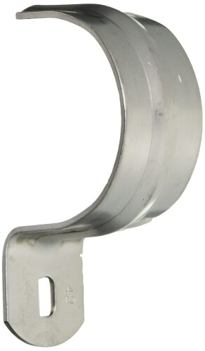 TRUSCO(トラスコ) 導管用うしろ押し金具片サドルSUS 48Φ TPS-SS42 x 10 個