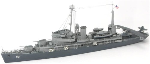 ニコモデル 1/700 アメリカ海軍 小型水上機母艦 バーネガット AVP-10 1941年 レジンキット PN07118 成型色