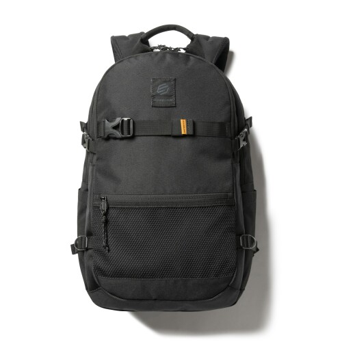 14inchPC納める可 A4大きさ相応う 26L スケボーホルダー チェストベルト付 メッシュ衣嚢 うしろ側大気圏メッシュ No.60132