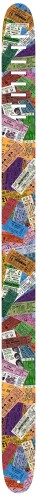 P Perri's Leathers Ltd. Perri's/ペリーズ P25TB-6071 ビートルズ ギターストラップ 2.5inch LEATHER STRAP THE BEATLES