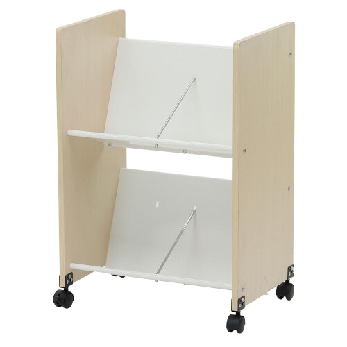YSK-016 木製ファイルワゴン2段