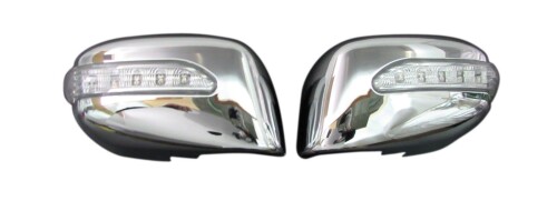 BRIGHTZ キューブ Z11系 LEDウィンカー付メッキドアミラーカバー 341｜マニッシュボーイ