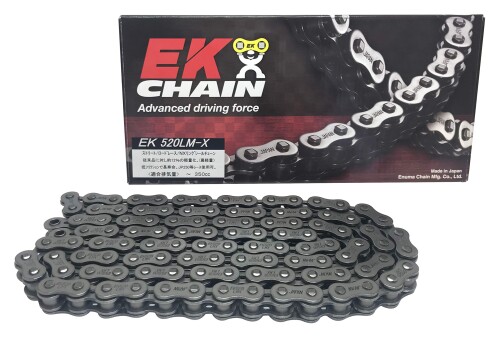 EK(イーケー) NXリングシールチェーン 520LM-X スチール 112L｜マニッシュボーイ