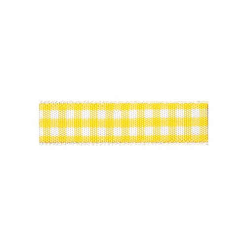 RibbonBon チェックタフタリボン #111 36mm幅 巻(30m) 5サイズ79色展開