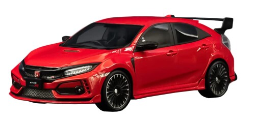 POP RACE 1/18 FK8 Civic Type R Red 研ぎ澄ます品 PR18-FK8M-RED