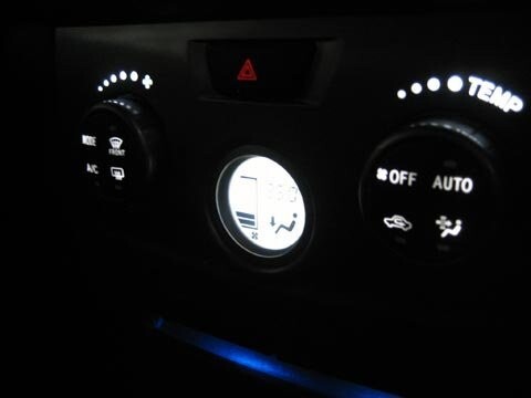 bB エアコンパネル LEDセット(オート.デジタル表示) (カラー)スーパーホワイト QNC20-D-A-LW|マニッシュボーイ