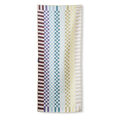 THE NOMADIX TOWEL ノマディックスタオル Checked Out/Multi 大判 西洋手ぬぐい 瑜伽 引っ敷き 速乾 吸水 防臭