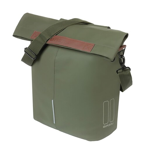 BASIL(バジル) 自転車用 バッグ シティ ショッパー MIK HOOK対応 14-16L モスグリーン|マニッシュボーイ