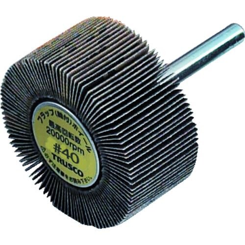 TRUSCO(トラスコ) フラップホイール 外径50X幅30X軸径6 (5個入) 40# UF5030-40 × 5箱