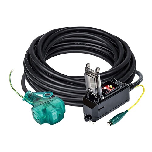日動実業 PIPB-EK10E10A-S プラグインポッキンブレーカー 過厄介なもの短絡保護すること兼用 電話線長10m 100V 10A