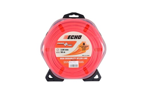 エコー(ECHO) ナイロンコード 草刈り機 刈払機用 角型 3.0mm径×56m CROSSFIRE クロスファイア