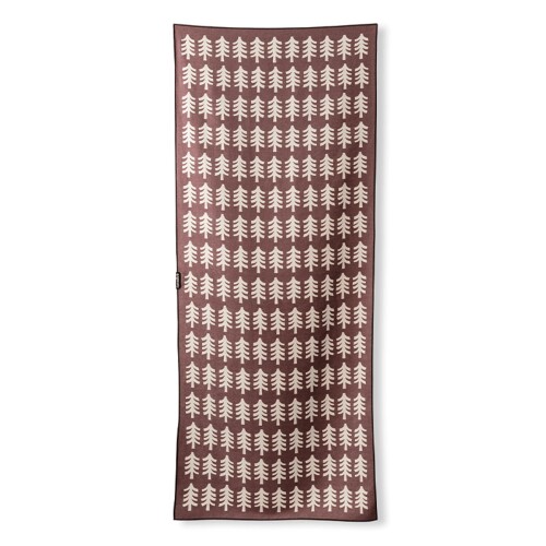 THE NOMADIX TOWEL ノマディックスタオル Fresh Pines/Burgundy Beige 大判 西洋手ぬぐい 瑜伽 引っ敷き 速乾 吸水 防臭