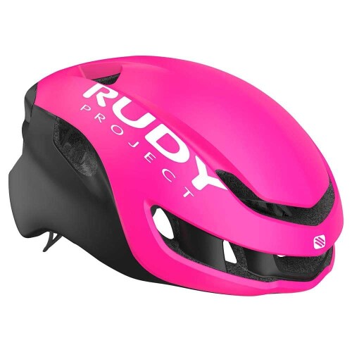 ルディプロジェクト(RUDYPROJECT) サイクリング 安全帽 NYTRON ニトロン ピンクフルオ L HL770092