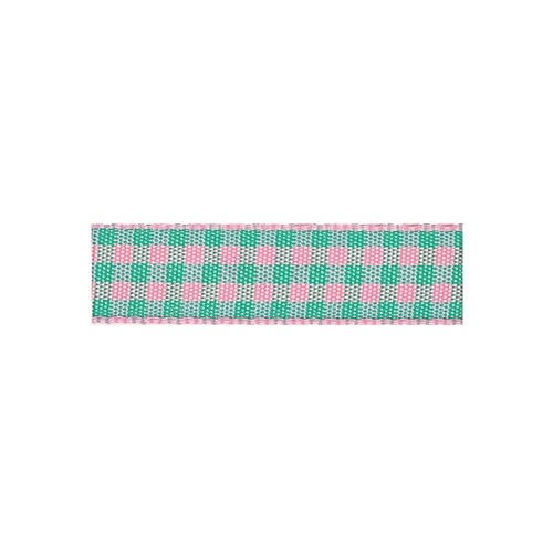 RibbonBon チェックタフタリボン #116 36mm幅 巻(30m) 5サイズ79色展開|マニッシュボーイ
