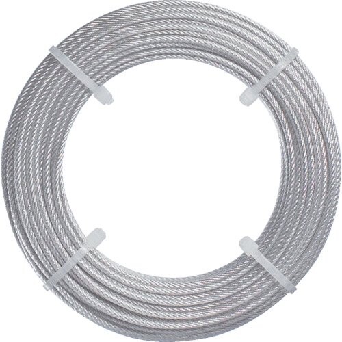 TRUSCO(トラスコ) ステンレスワイヤロープ Φ1.0mmX10m CWS-1S10 × 20巻