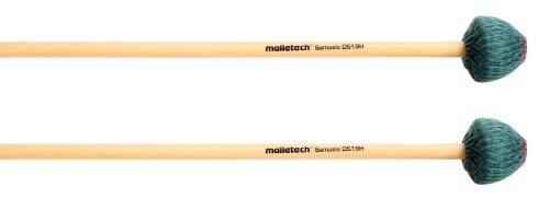 マレテック Malletech ヴィブラフォン・マレット D.サミュエルスシリーズ ハンドル:ラタン 硬さ:ハードヘビー カラー:グリーン