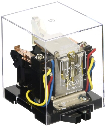 オムロン(OMRON) ラチェットリレー 入れもの入り口・入口 繋ぎはたご屋端子 2極シングル接合部 定格起電力(V):AC220(G4Q-212S AC220)