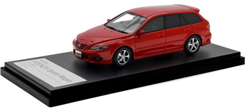 インターアライド Hi Story 1/43 マツダ アテンザ スポーツワゴン 23S (2004) ベロシティレッドマイカ 完成品 HS490RE|マニッシュボーイ