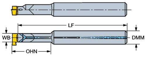 ＳＡＮＤＶＩＫ（サンドビック） 突き抜く働き口 MB-E12-32-07R 1個入り口・入口