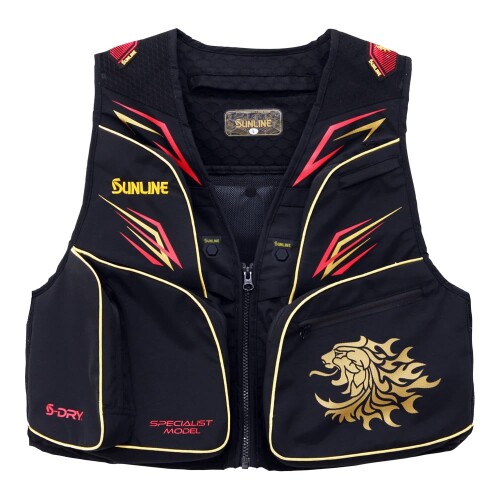 サンライン(SUNLINE) S-DRY(R)鮎ベスト SUA-09215 ブラック 5L