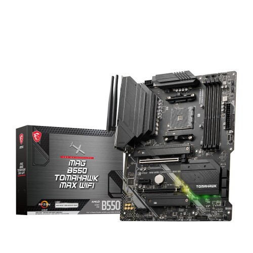 MSI 母ちゃんゲーム盤 MAG B550 TOMAHAWK MAX WIFI (AMD B550) ATX・2024年発売 Ryzen 5000相応う MB6469