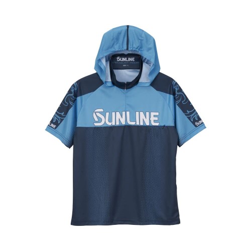 サンライン(SUNLINE) PRODRYフーディ(半袖) SUW-04214CW 青み L
