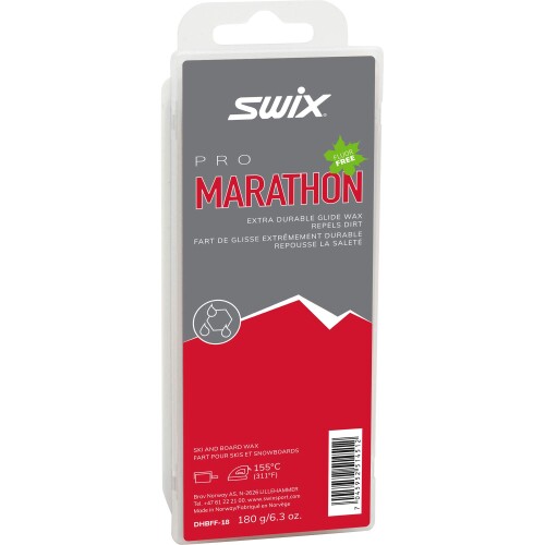 SWIX(スウィックス) スキーの板 蝋涙 マラソン黒いこと 180g DHBFF18