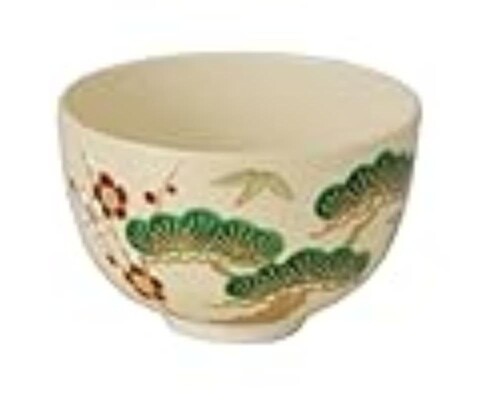 ヤマキイカイ(Yamakiikai) 抹茶? 金彩松竹梅 W204|マニッシュボーイ