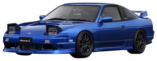ティーケーカンパニー (TK.Company) ignition model 1/18 ニッサン 180SX TYPE X (RPS13) Blue Metallic 切り上げる品 IG3766