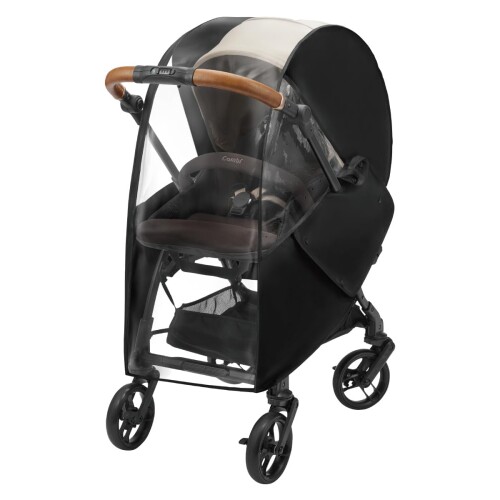 Combi 二人組 純然たる 両御目にかかるA型乳母車用 マルチフィットレインカバーOA 防風 雨合羽 花粉 水しぶき打つ手に