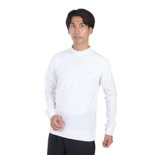 (ヘリーハンセン) ラッシュガード L/S Rashguard メンズ クリアホワイト