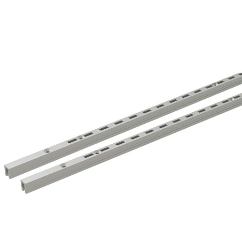 南海プライウッド アームハング棚柱SS 棚柱 SSシルバー 高さ1200mm 2本入(ビス付) SS-H12S-2
