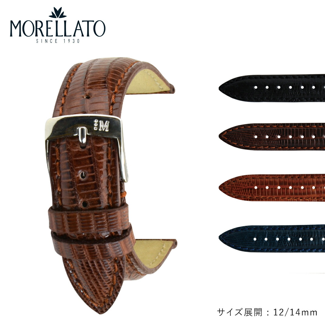 MORELLATO モレラート アマデウス カイマンクロコ ワニ革 時計