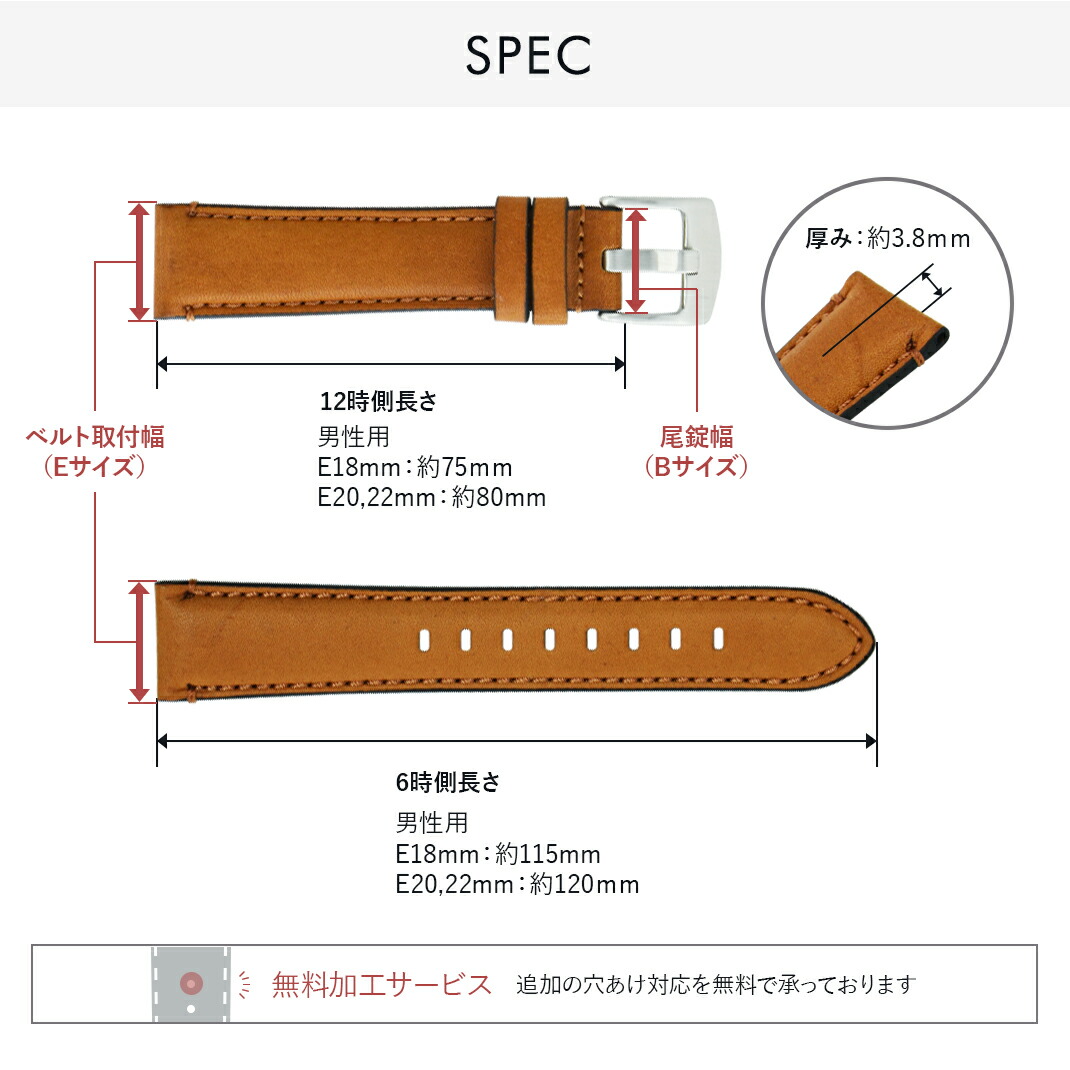 【楽天市場】時計ベルト 時計 ベルト 交換 カーフ 牛革 CASSIS カシス CHICAGO シカゴ u1031331 18mm 20mm