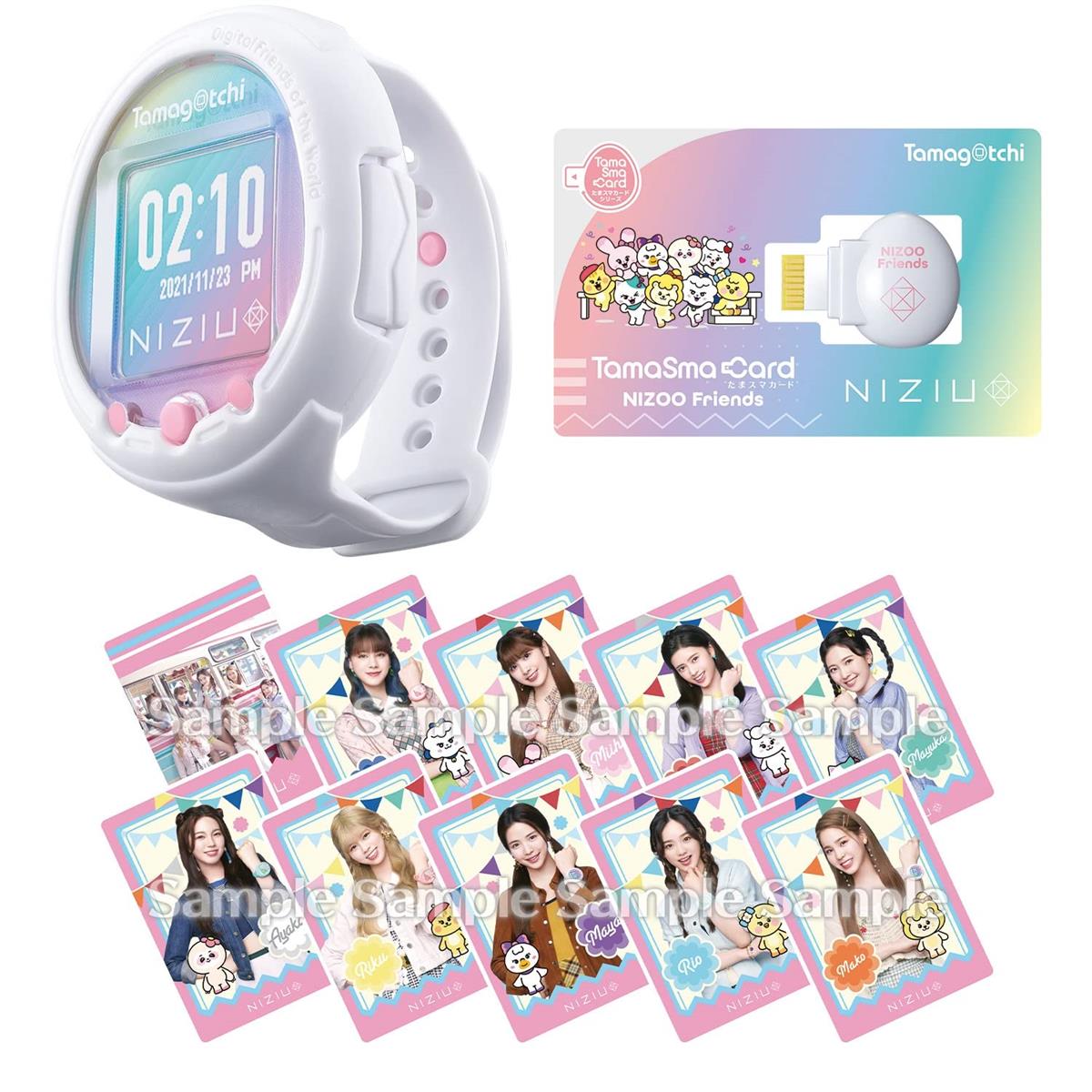 たまごっち Tamagotchi Smart NiziU特別書き割り
