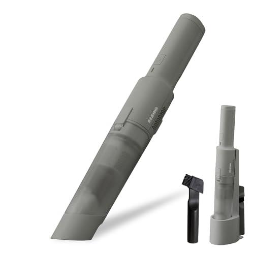 アイリスオーヤマ 掃除機 コードレス ハンディ ハンディクリーナー 充電スタンド付き 吸引力強化 コンパクト 車用 軽量 500g 静音 AZ-HCD-21-ダークグレー|Mano Angel 店