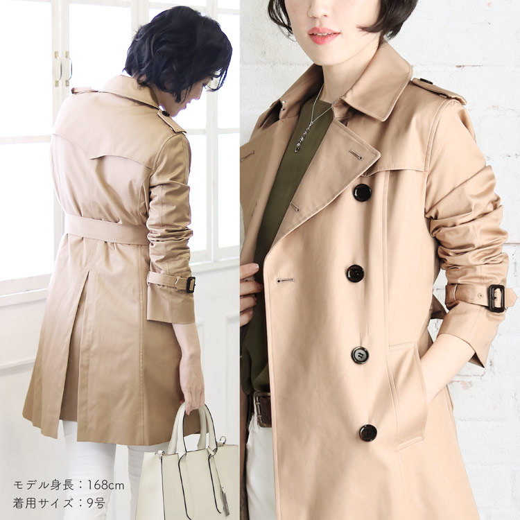 全日本送料無料 Filomo トレンチコート レディース キルティング ライナー付き 綿100 コットン コットン100 ブランド 代 30代 ママコート ベージュ ブラック 7号 9号 11号 13号 15号 就活 スプリングコート 春 春アウター 春コート Ol 通勤 仕事 ビジネス 秋 コート